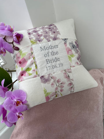 Mother of the Bride Floral Cushion
