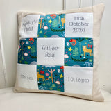 Rainforest animals memory cushion