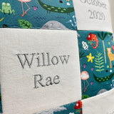 Rainforest animals memory cushion