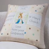 Peter Rabbit© Christening Memory Cushion*