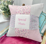 Special Mum cushion, heather and grey