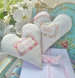 Linen name heart
