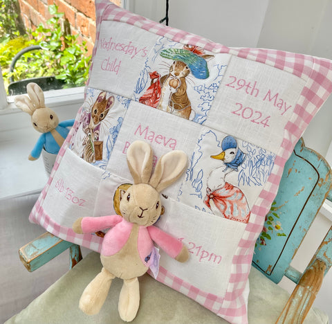 Peter rabbit cushion cover deals