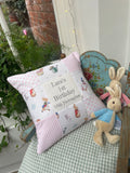 Peter Rabbit© Birthday Cushion Blue