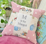 Peter Rabbit© Alphabet Cushion