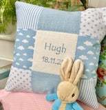 Nursery Name Cushion Blue or Pink