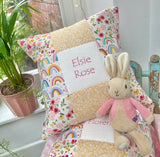 New baby rainbow cushion