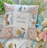 Beatrix Potter© Patchwork Alphabet Cushion