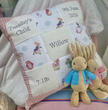 Peter Rabbit© Pink Memory Cushion