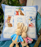Beatrix Potter© Memory Cushion Blue