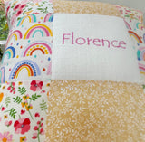 New baby rainbow cushion