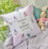 Peter Rabbit© Birthday Cushion Pink