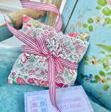 Lavender and lace hanging bag