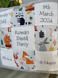 Woodland animals memory cushion