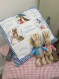 Beatrix Potter© Memory Cushion Blue