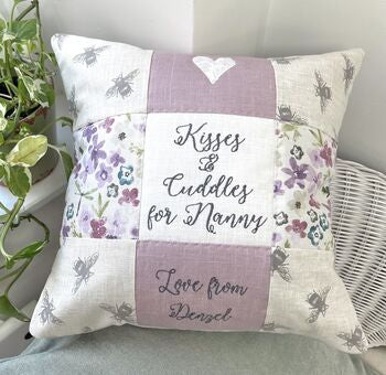 Hugs and cuddles for Grandma cushion