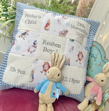 Peter Rabbit© Blue Memory Cushion