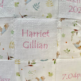 Peter Rabbit pink and green© Memory Cushion