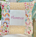 New baby rainbow cushion