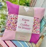 'Kisses and Cuddles for Mummy' Cushion