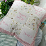 Peter Rabbit pink and green© Memory Cushion