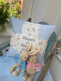 Peter Rabbit© Birthday Cushion Blue