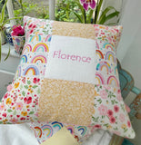 New baby rainbow cushion