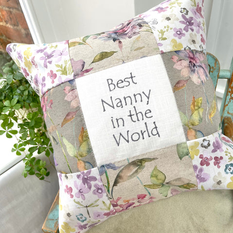 Best Nanny  in the world  cushion