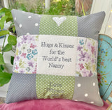 hugs for Nanny Cushion