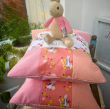 Peter rabbit Christening cushion