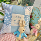 Nursery Name Cushion Blue or Pink