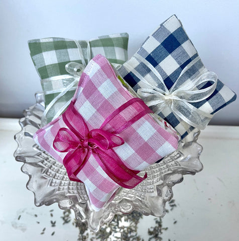 Gingham Lavender Bundle Pink