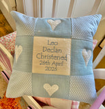 Baby Cushion Blue or pink