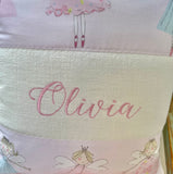 Pastel fairies cushion