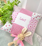 Sugar Plum Name Cushion