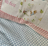 Peter Rabbit pink and green© Memory Cushion