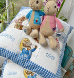 Beatrix Potter© Memory Cushion Blue