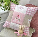 Alphabet Cushion Pink