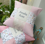 Ballerina Name and Date Cushion