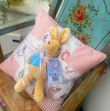 Peter Rabbit© Birthday Cushion Pink