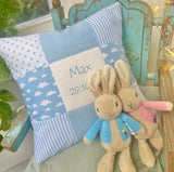 Nursery Name Cushion Blue or Pink