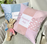 Nursery Name Cushion Blue or Pink