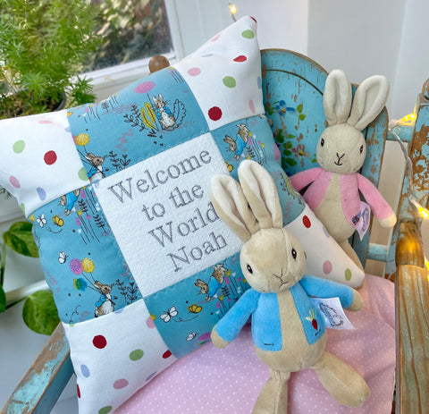 Peter Rabbit© Welcome To The World Cushion