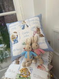 Beatrix Potter© Memory Cushion Blue