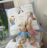 Beatrix Potter© Memory Cushion Blue