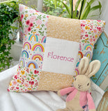 New baby rainbow cushion