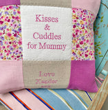 'Kisses and Cuddles for Mummy' Cushion