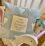 Baby Cushion Blue or pink