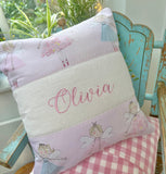 Pastel fairies cushion
