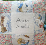 Beatrix Potter© Patchwork Alphabet Cushion